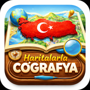 Haritalarla Coğrafya uygulama simgesi